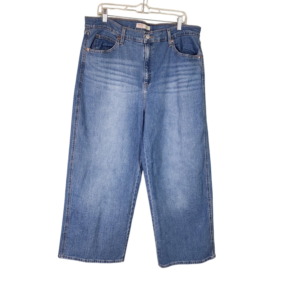 Levi's Blue Flare & Wide Leg Jeans - Picture 1 of 6